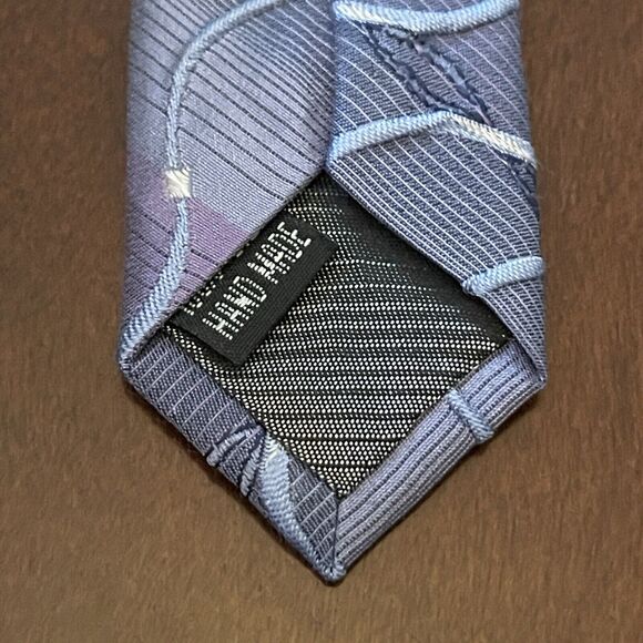 Emilio Ponti Roma Milano Hand Made 100% Silk Men’s Neck Tie - Picture 7 of 9